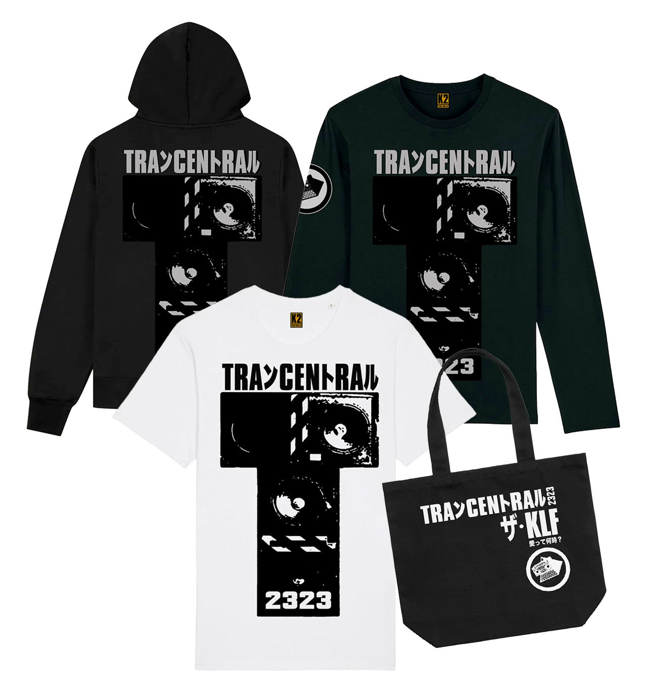 KLF 2323 World Tour Merch – Trancentral Official Japanese Bootleg Hoodie