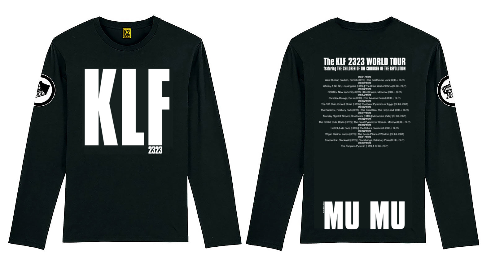 The KLF 2323 Official World Tour Long-Sleeve T-shirt